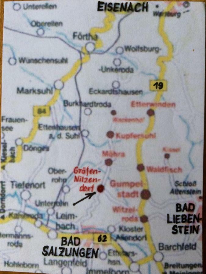 Landhaus Kuehn Bad Salzungen Bagian luar foto